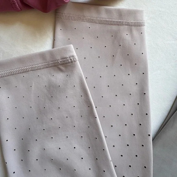 Athleta Laser Cut Mauve Ombré Leggings - Picture 13 of 17